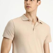 Polo Yaka Regular Fit Nakışlı Pamuklu Tişört