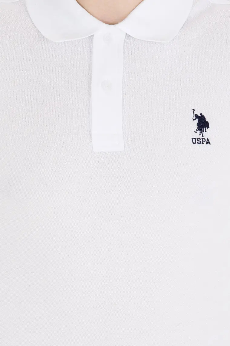U.S. Polo Assn. Erkek Beyaz Tişört Basic 50264891-VR013