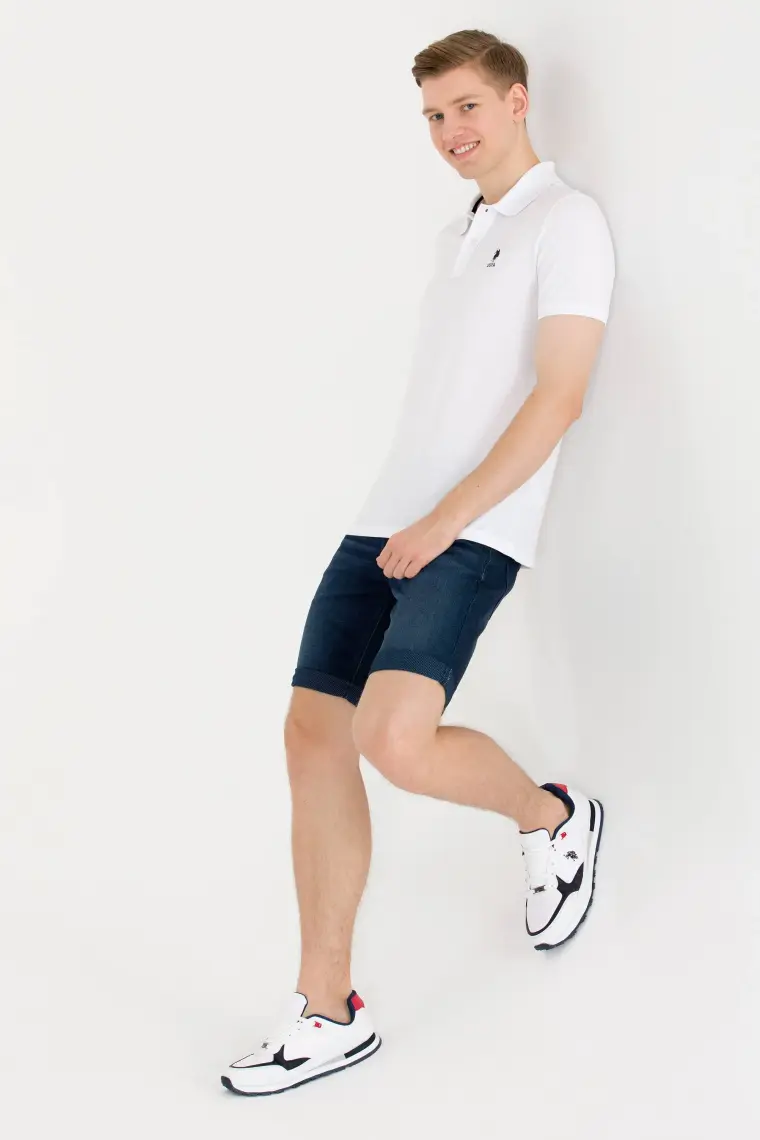 U.S. Polo Assn. Erkek Beyaz Tişört Basic 50264891-VR013