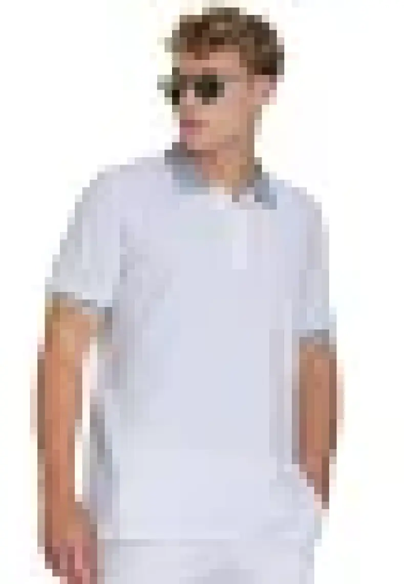 Beyaz Regular Fit 100% Pamuklu Polo Yaka Tişört