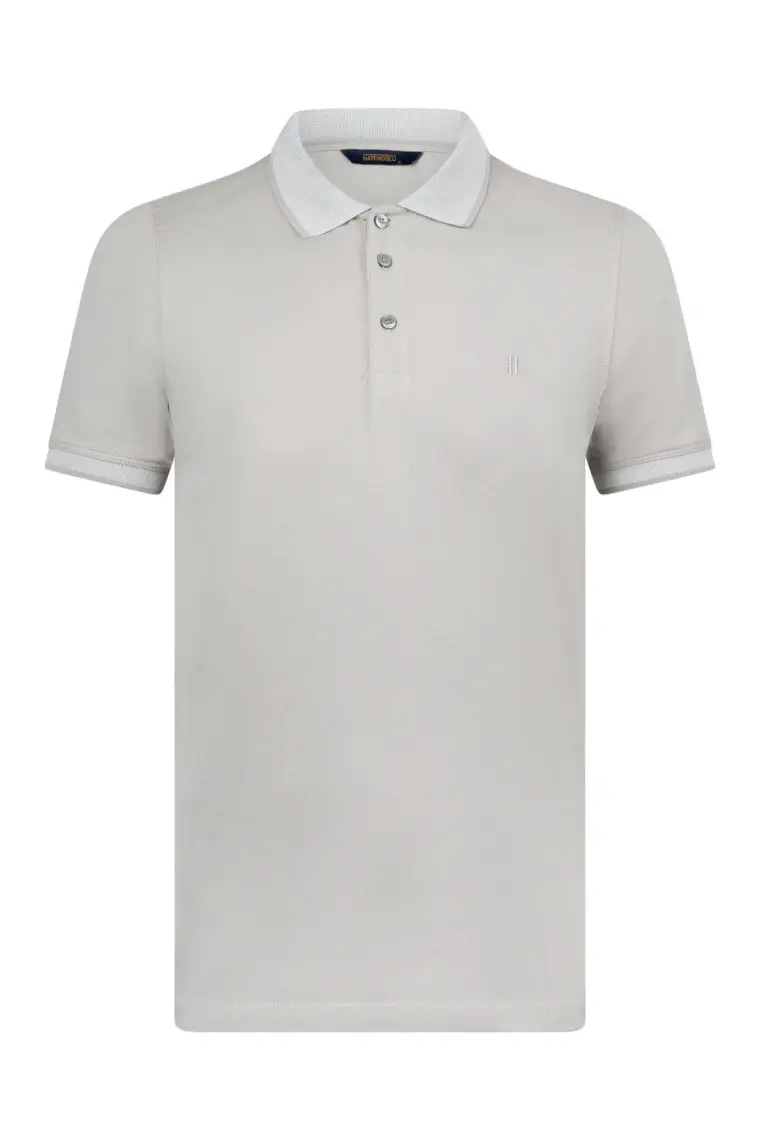 Haki Regular Fit 100% Pamuklu Polo Yaka Tişört