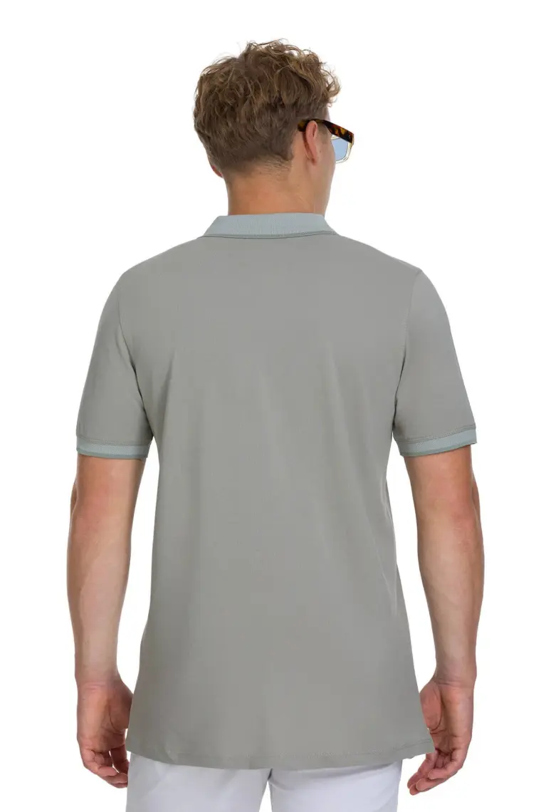 Haki Regular Fit 100% Pamuklu Polo Yaka Tişört