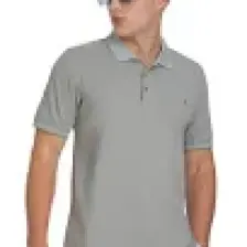 Haki Regular Fit 100% Pamuklu Polo Yaka Tişört