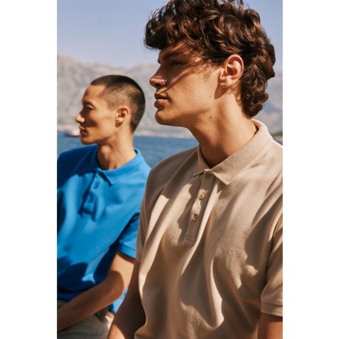 ALTINYILDIZ CLASSICS Erkek Safari %100 Pamuk Kıvrılmaz Polo Yaka Slim Fit Dar Kesim Tişört