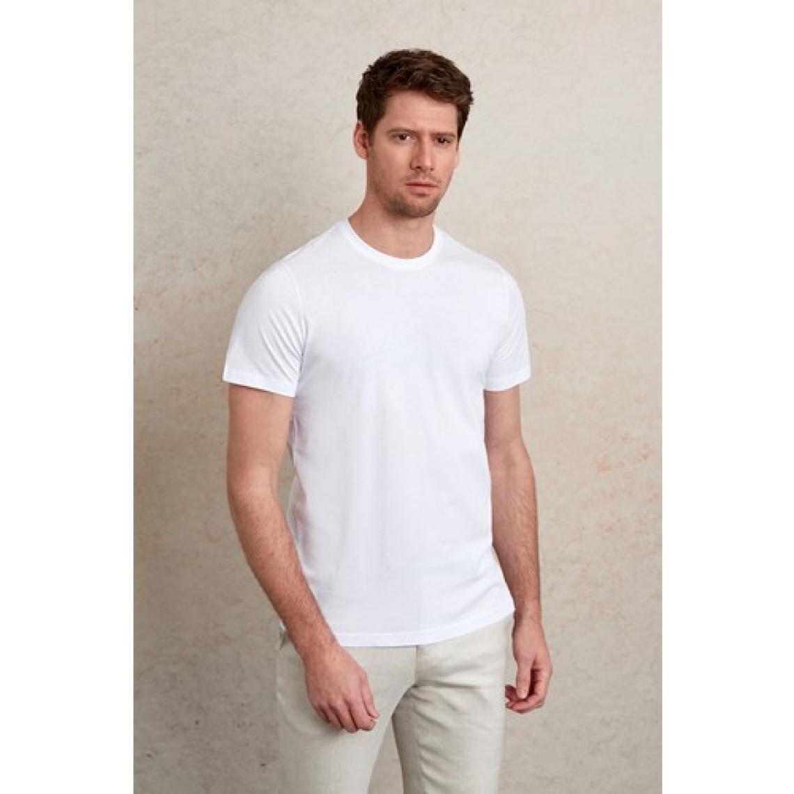 Hatemoğlu Regular Fit Bisiklet Yaka %100 Pamuk Baskılı Jersey Tişört