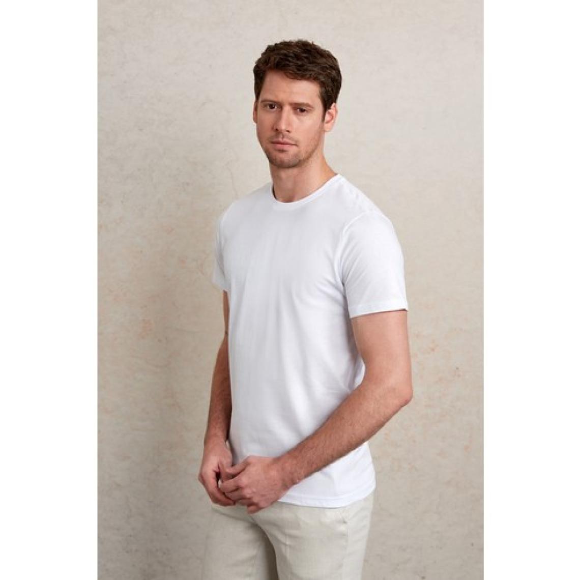 Hatemoğlu Regular Fit Bisiklet Yaka %100 Pamuk Baskılı Jersey Tişört