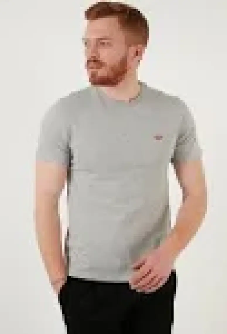 The Original Tee Cotton Gri Erkek Tişört
