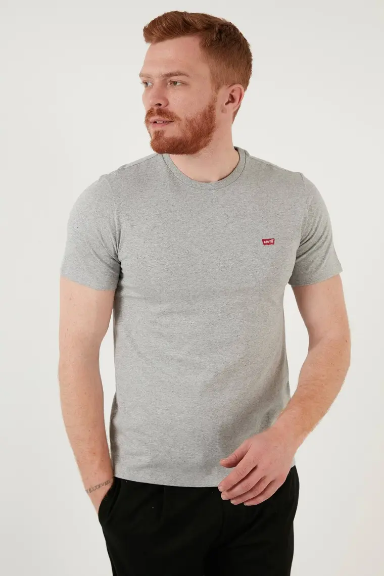 The Original Tee Cotton Gri Erkek Tişört