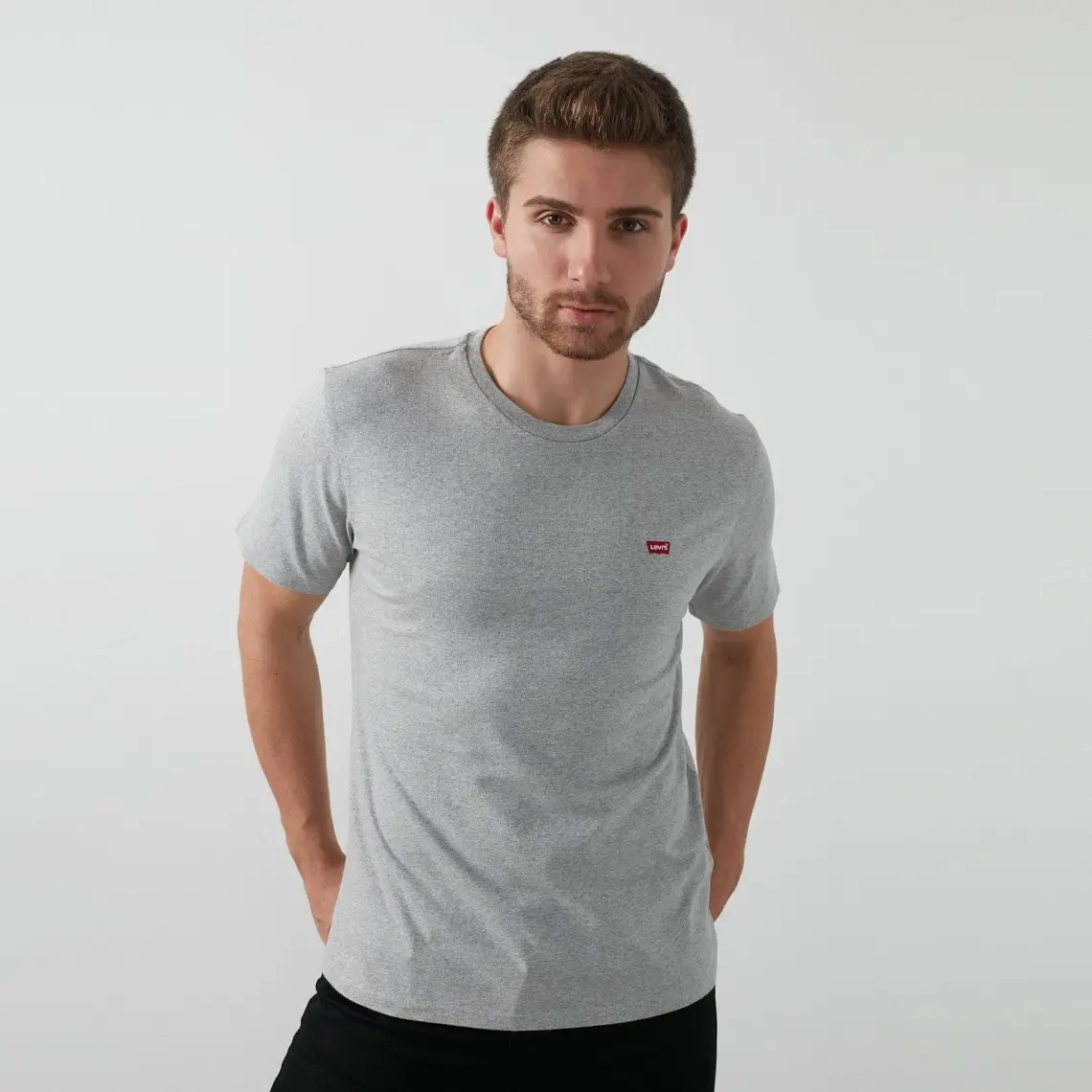 The Original Tee Cotton Gri Erkek Tişört