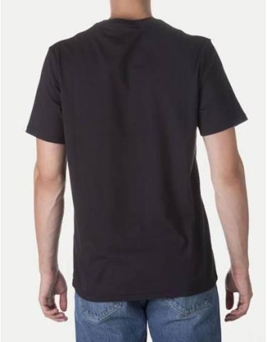 Graphic Set-In Neck Graphic Erkek Siyah Tişört
