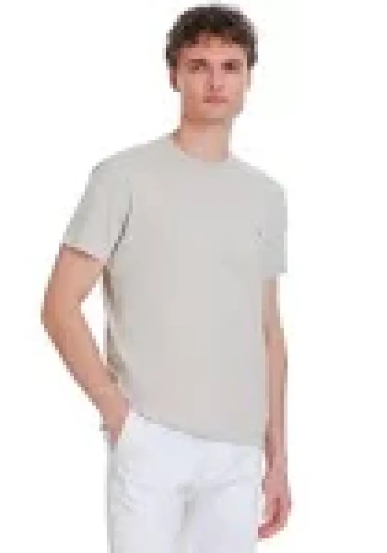 Taş Regular Fit 100% Pamuk Bisiklet Yaka Tişört