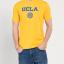 Ucla Gayley Sarı-Mavi Bisiklet Yaka Baskılı Erkek Tshirt