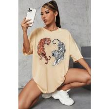 Trendypassion  Tiger Baskılı T-Shirt