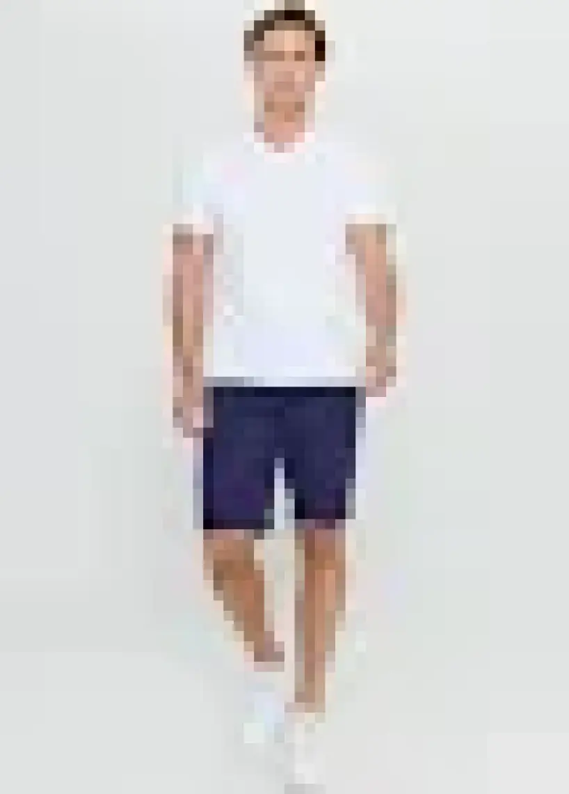 Altınyıldız Classics Erkek Beyaz %100 Pamuk Slim Fit Dar Kesim V Yaka Tişört