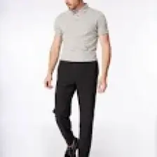 Fabrika Düz Gri Erkek Polo T-Shirt LEGOLAS Y
