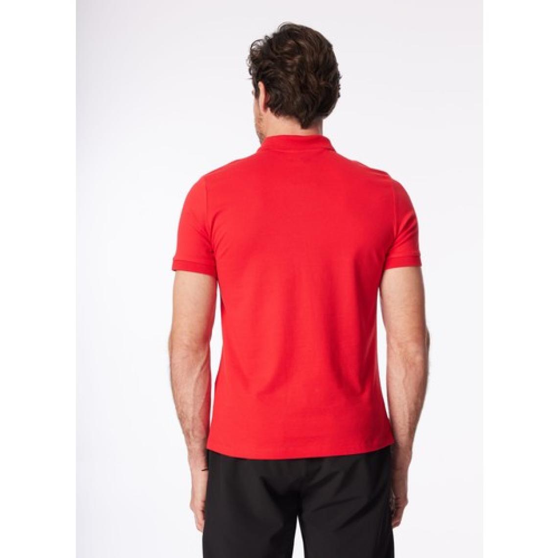 Fabrika Düz Kırmızı Erkek Polo T-Shirt Legolas Y