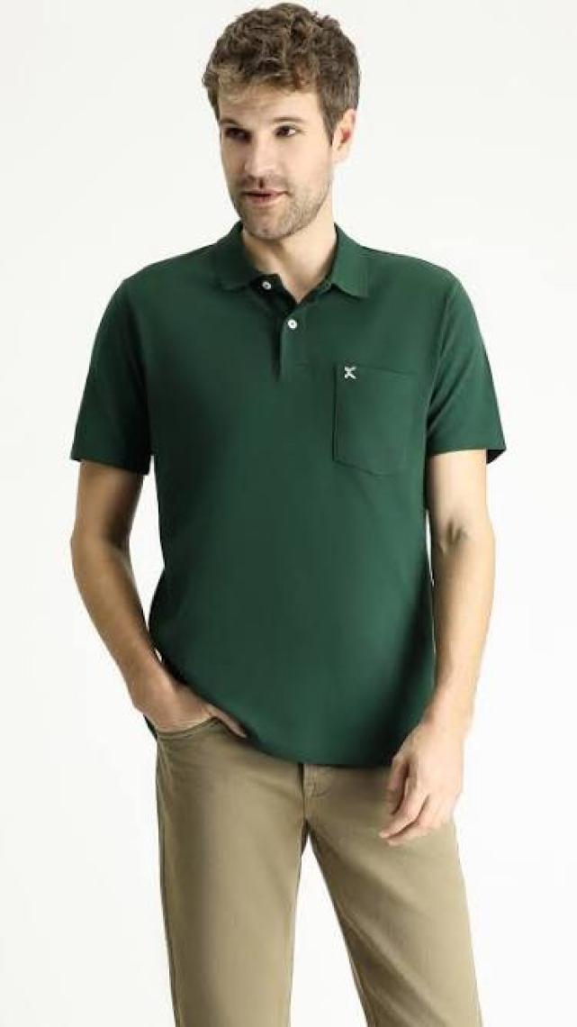 Cepli Polo Yaka Regular Fit Nakışlı Pamuk Tişört