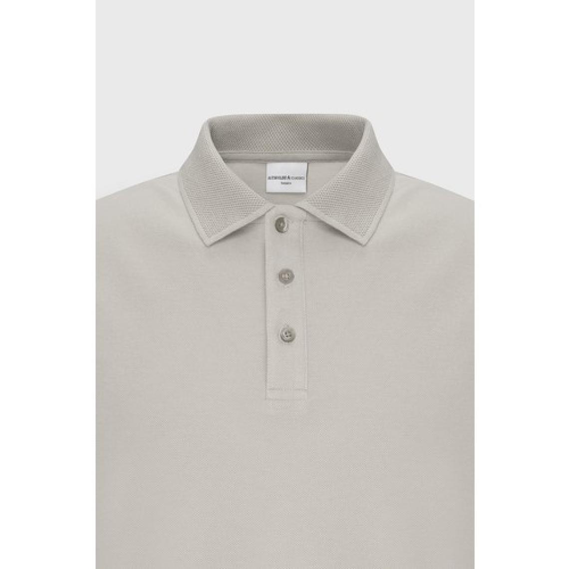 ALTINYILDIZ CLASSICS Erkek Safari %100 Pamuk Kıvrılmaz Polo Yaka Slim Fit Dar Kesim Tişört