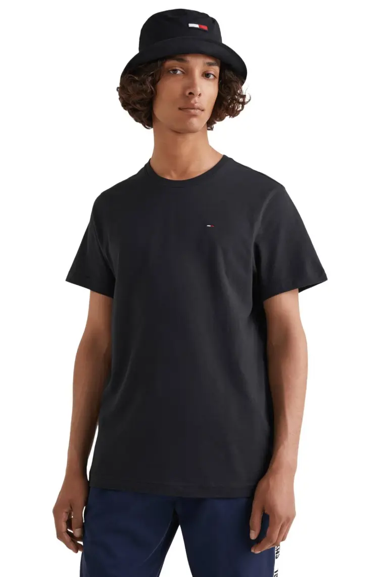 Tommy Hilfiger Tjm Original Jersey Bisiklet Yaka T-Shirt