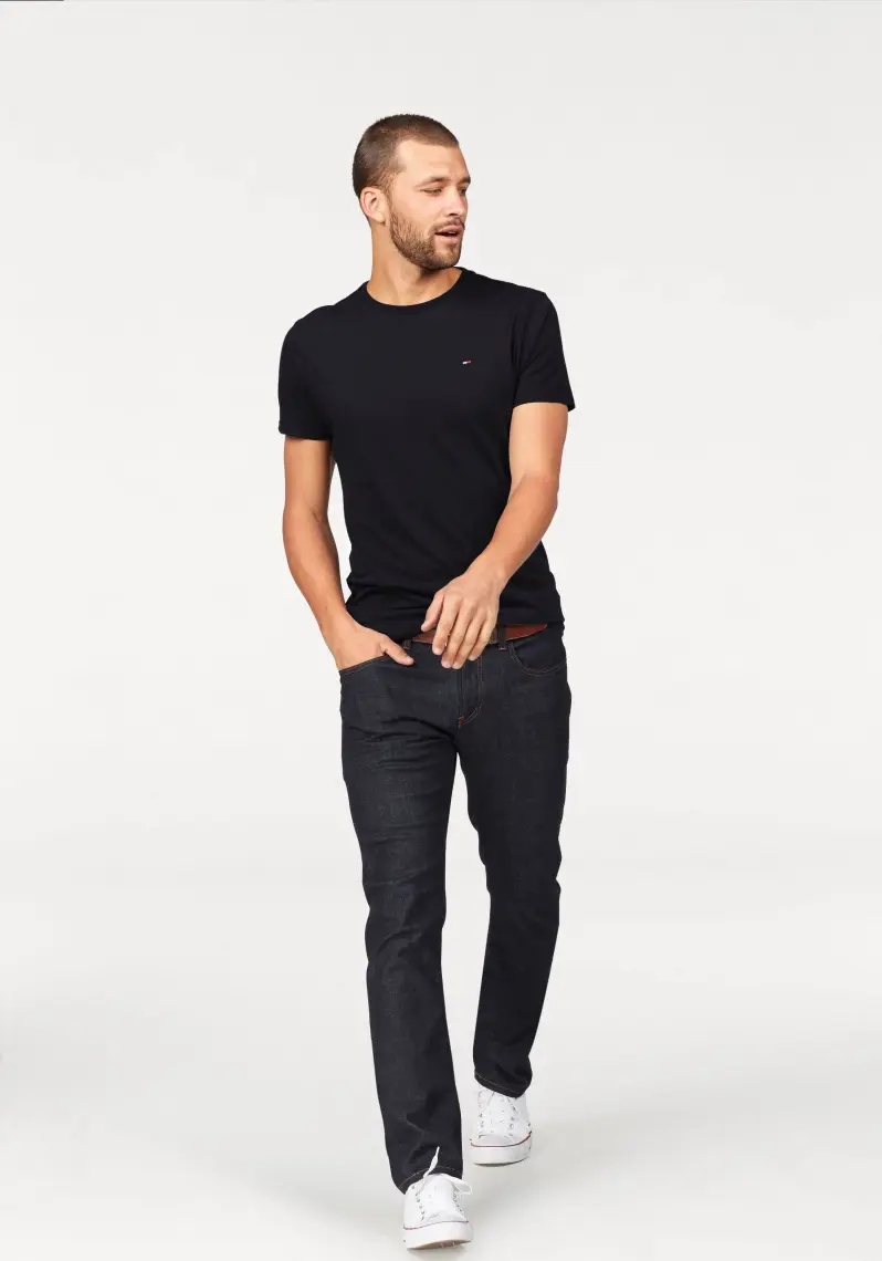 Tommy Hilfiger Tjm Original Jersey Bisiklet Yaka T-Shirt