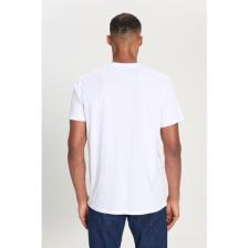 Altınyıldız Classics Erkek Beyaz %100 Pamuk Slim Fit Dar Kesim V Yaka Tişört