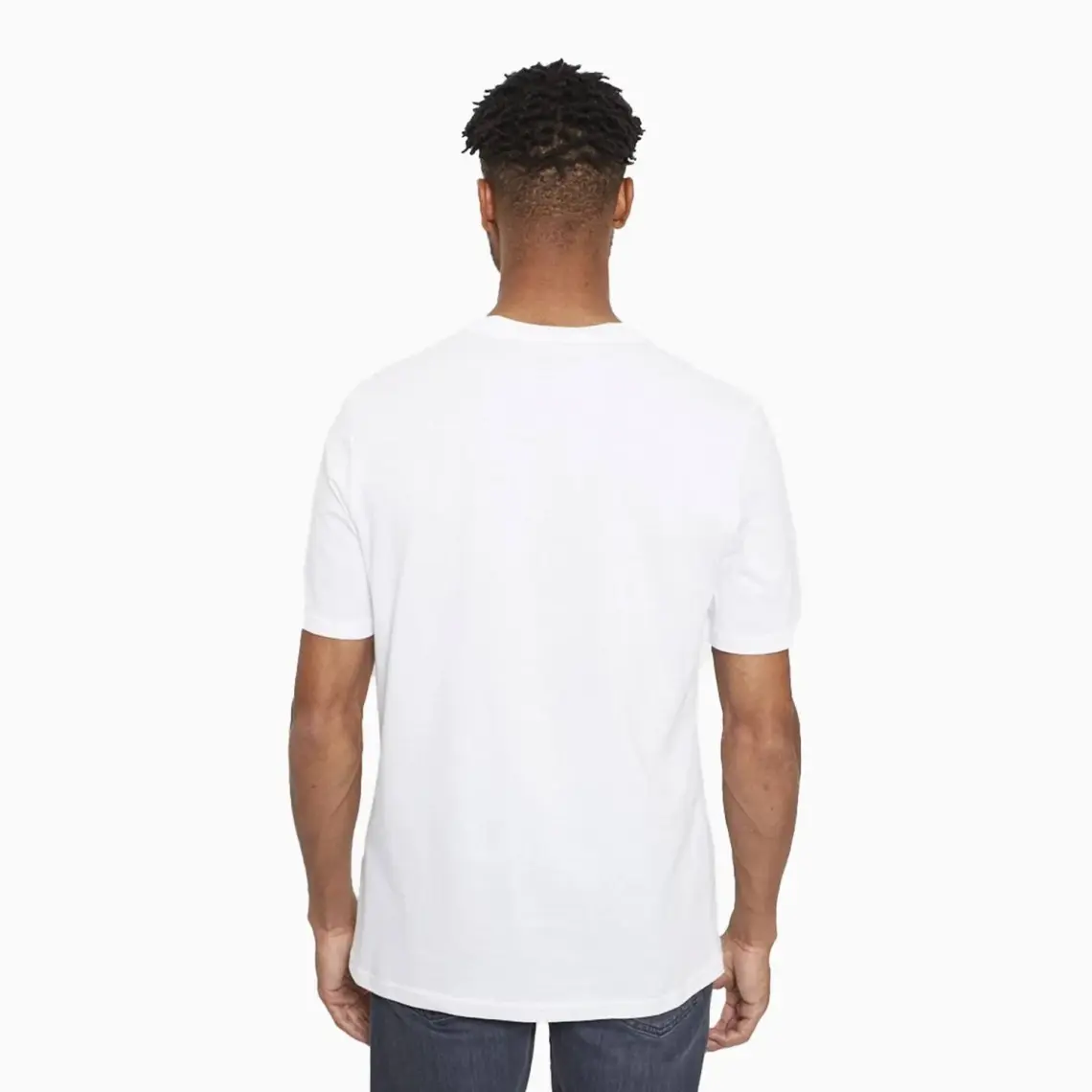 Jack & Jones Bisiklet Yaka Logo Baskili Tisört-12215700