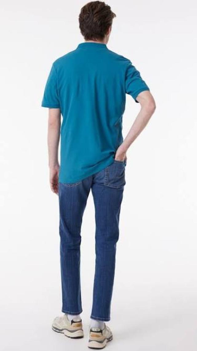 Wrangler Erkek Mavi Polo Tişört