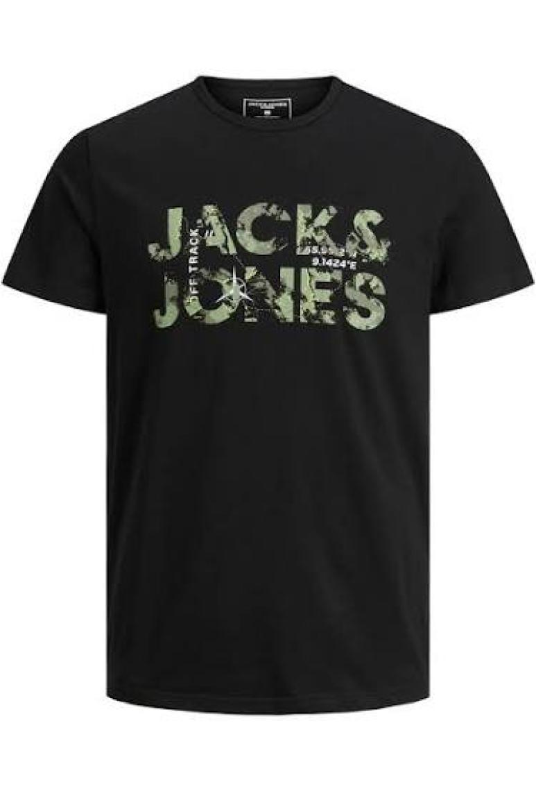 Jack & Jones Bisiklet Yaka Logo Baskılı Tişört - Bluarchie-12217167