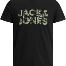 Jack & Jones Bisiklet Yaka Logo Baskılı Tişört - Bluarchie-12217167