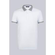 Beyaz Regular Fit 100% Pamuklu Polo Yaka Tişört