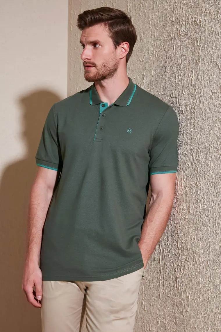 Buratti % 100 Pamuk Düğmeli Regular Fit Polo Yaka T Shirt Erkek POLO YAKA T SHİRT 5902118