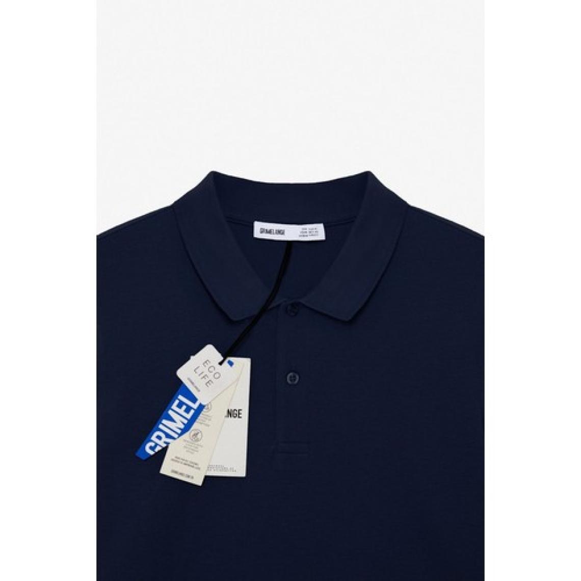 SKYLOOM Erkek %100 Pamuk Kısa Kollu Regular Fit Lacivert Polo Yaka T-shirt