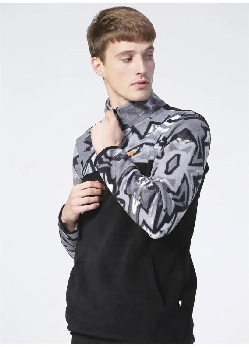 Bad Bear Mirage Half Zip Polar Siyah