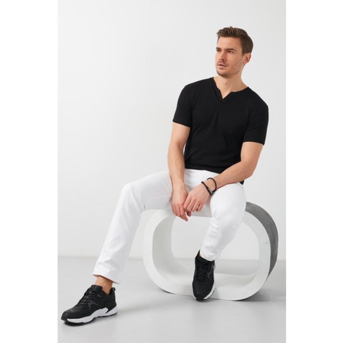 Buratti % 100 Pamuklu V Yaka Slim Fit T Shirt Erkek T SHİRT 5902122