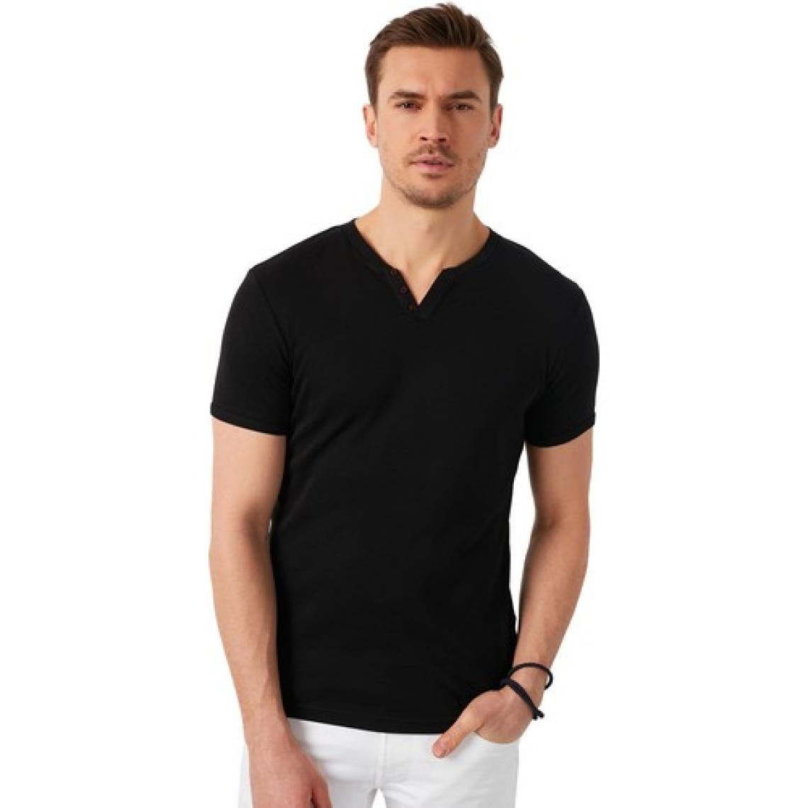Buratti % 100 Pamuklu V Yaka Slim Fit T Shirt Erkek T SHİRT 5902122