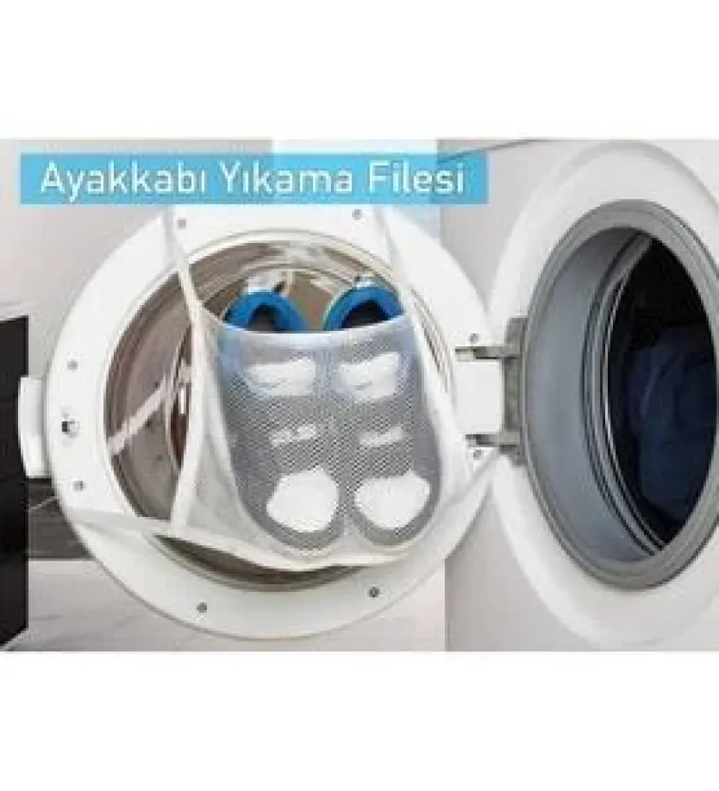Pro İthalat Hassas Çamaşır - Ayakkabı Yıkama Filesi Kapak Bağlamalı 35 x 20 cm