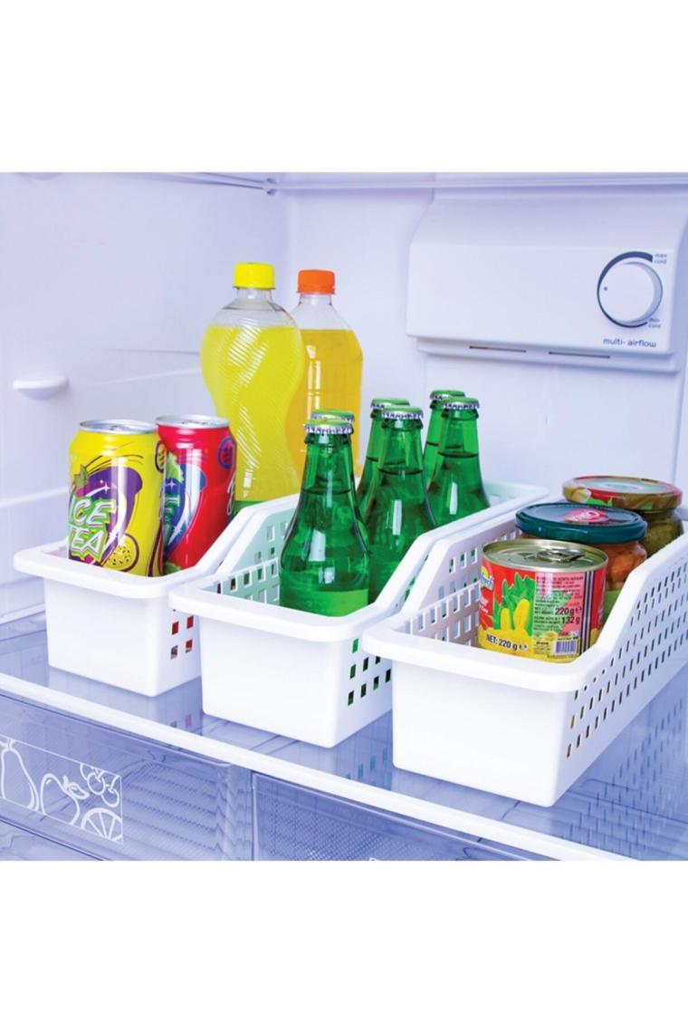 Decobella Buzdolabı Raf Düzenleyici Organizer Sepet