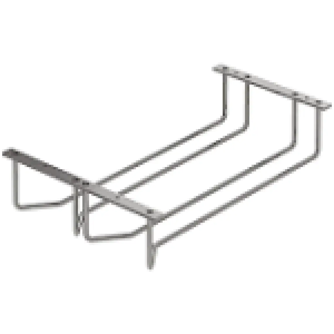 Starax Starax- Kadeh Askısı 2 Bölmeli Der:35,5cm  (S-4016)