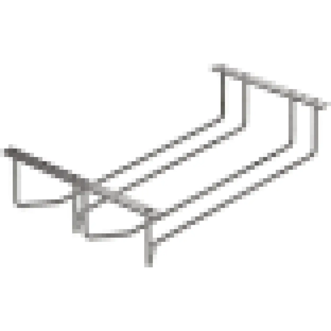 Starax Starax- Kadeh Askısı 2 Bölmeli Der:35,5cm  (S-4016)