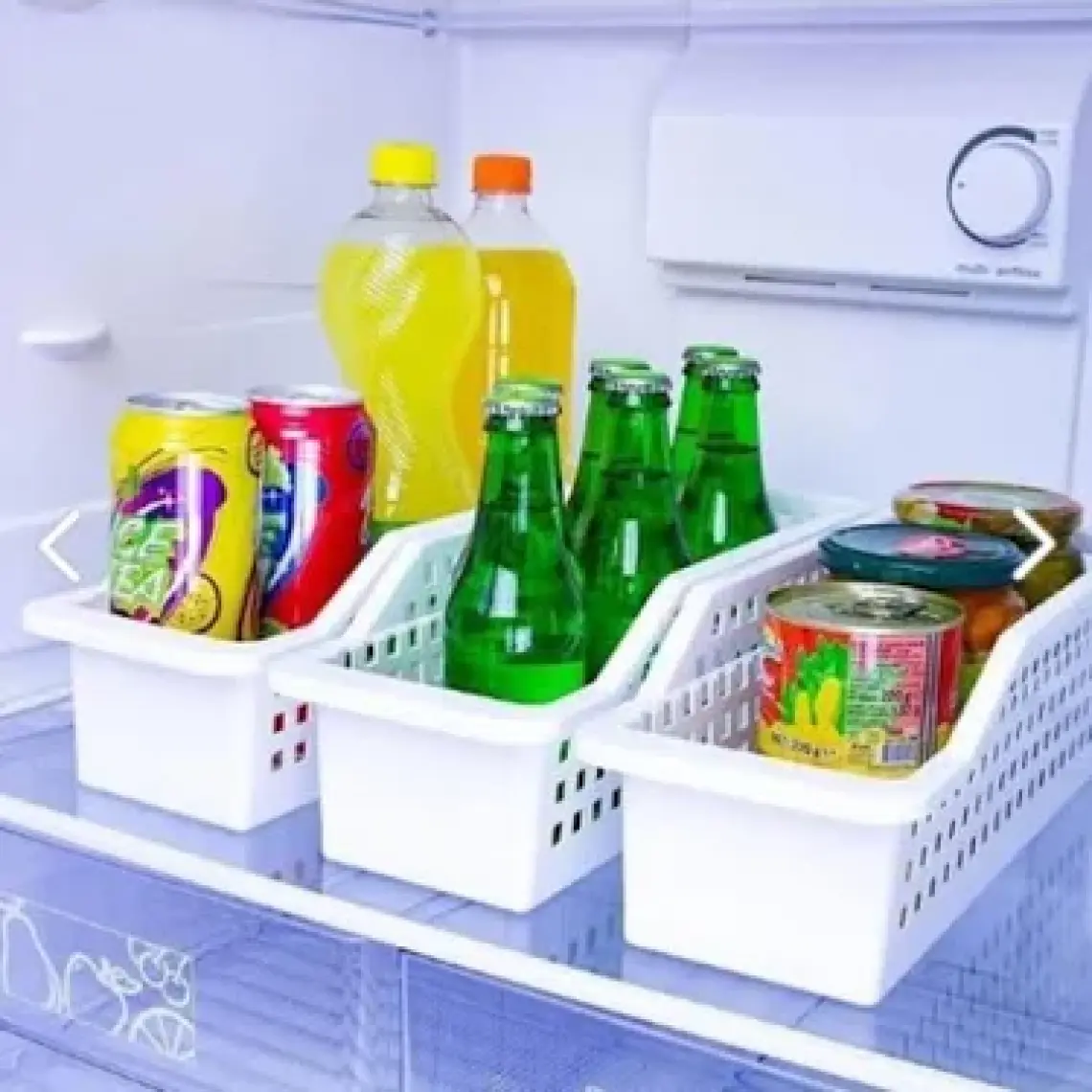 Decobella Buzdolabı Raf Düzenleyici Organizer Sepet