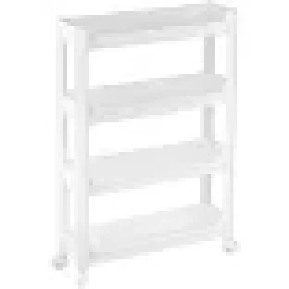 Organizers Org-66 Tekerlekli 4 Katlı 46,5X14,5X67 cm Hareketli Raf Beyaz