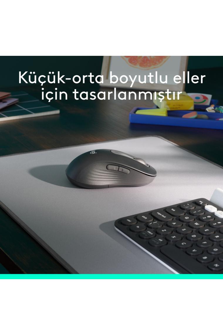 Logıtech 910-006239 M650 Kablosuz Sol El Mouse,siy