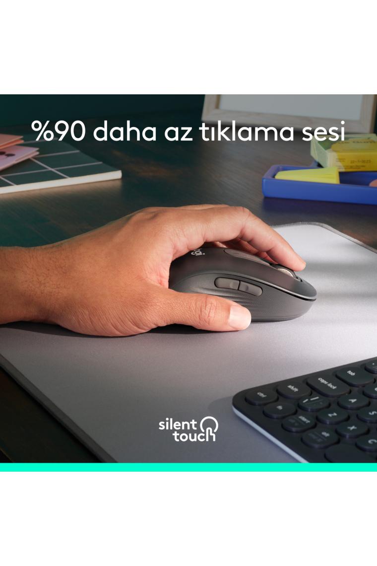 Logıtech 910-006239 M650 Kablosuz Sol El Mouse,siy