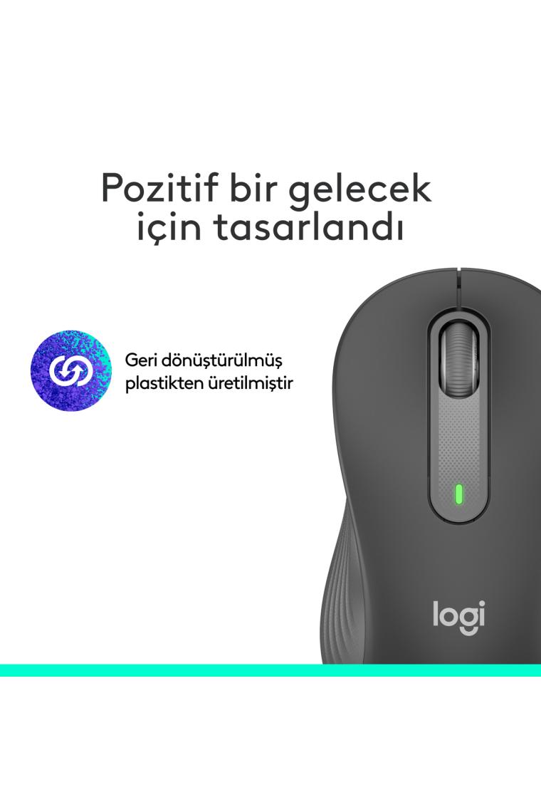 Logıtech 910-006239 M650 Kablosuz Sol El Mouse,siy