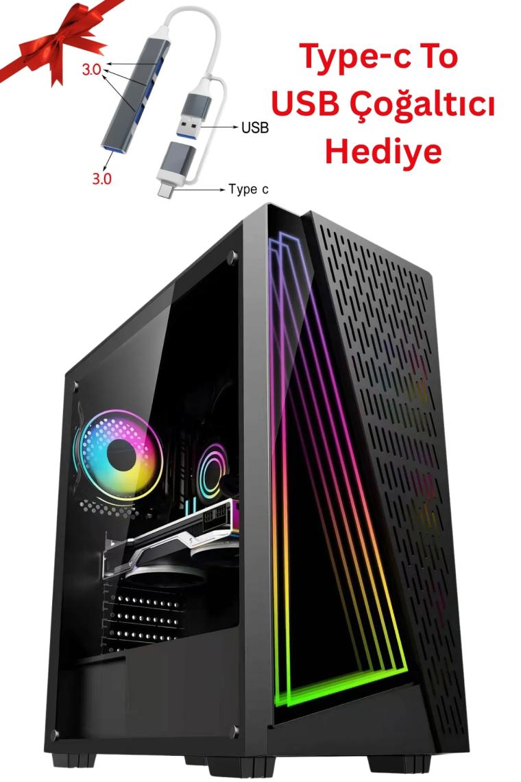İzoly Exit i5-10400F 16GB 512GB M.2 NVME SSD  RX 580 8GB 256 Bit Oyuncu Masaüstü Bilgisayarı