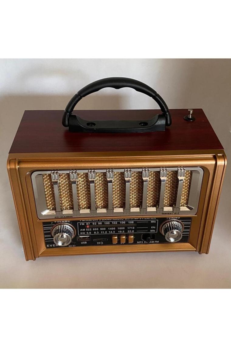 Rt-851 Nostalji 3 Band Radyo, Bluetooth, usb, sd Çalar Müzik Kutusu