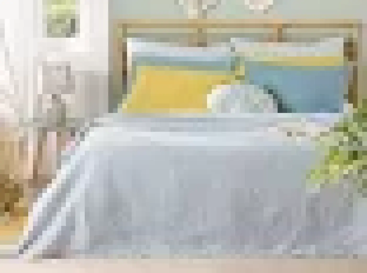 English Home Petit Florets Baskılı Çift Kişilik Pike 200 x 220 cm Petrol Yeşili