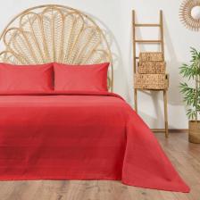 Evidea Soft Waffle Tek Kişilik Pike - Turuncu - 150X220 cm
