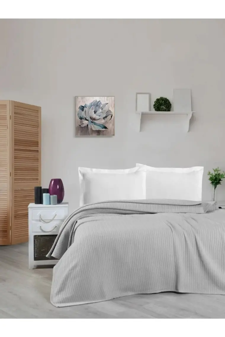 Mulberry Örgü Pike %100 Pamuk Kalın Iplik Yumuşak Battal Boy 240*260