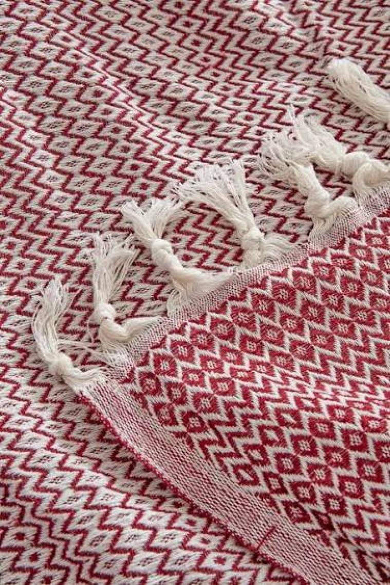 Karaca Home Levi Bordo Çift Kişilik Pike